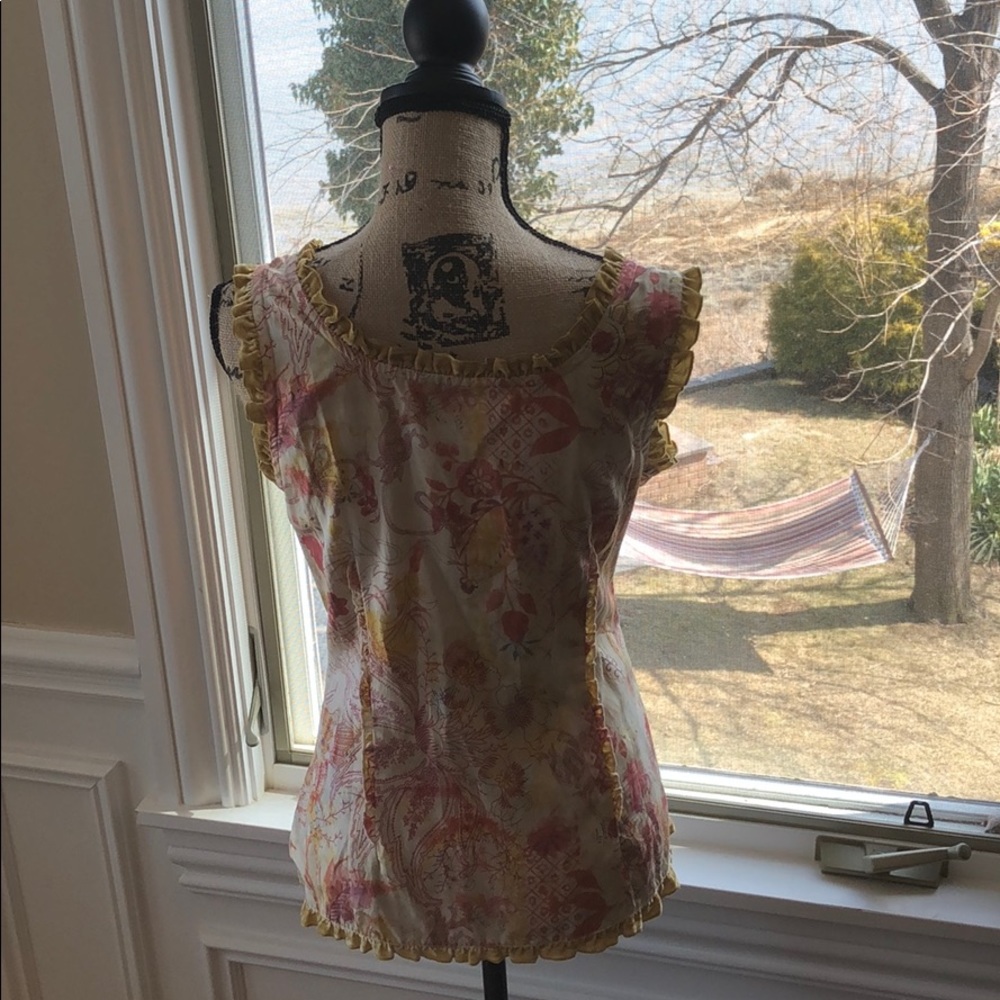 Floral sleeveless blouse - Picture 3 of 8
